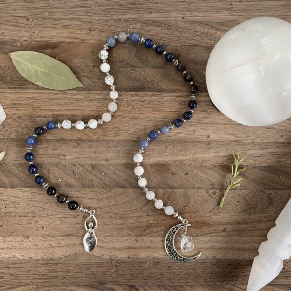 Moon Goddess Prayer Beads