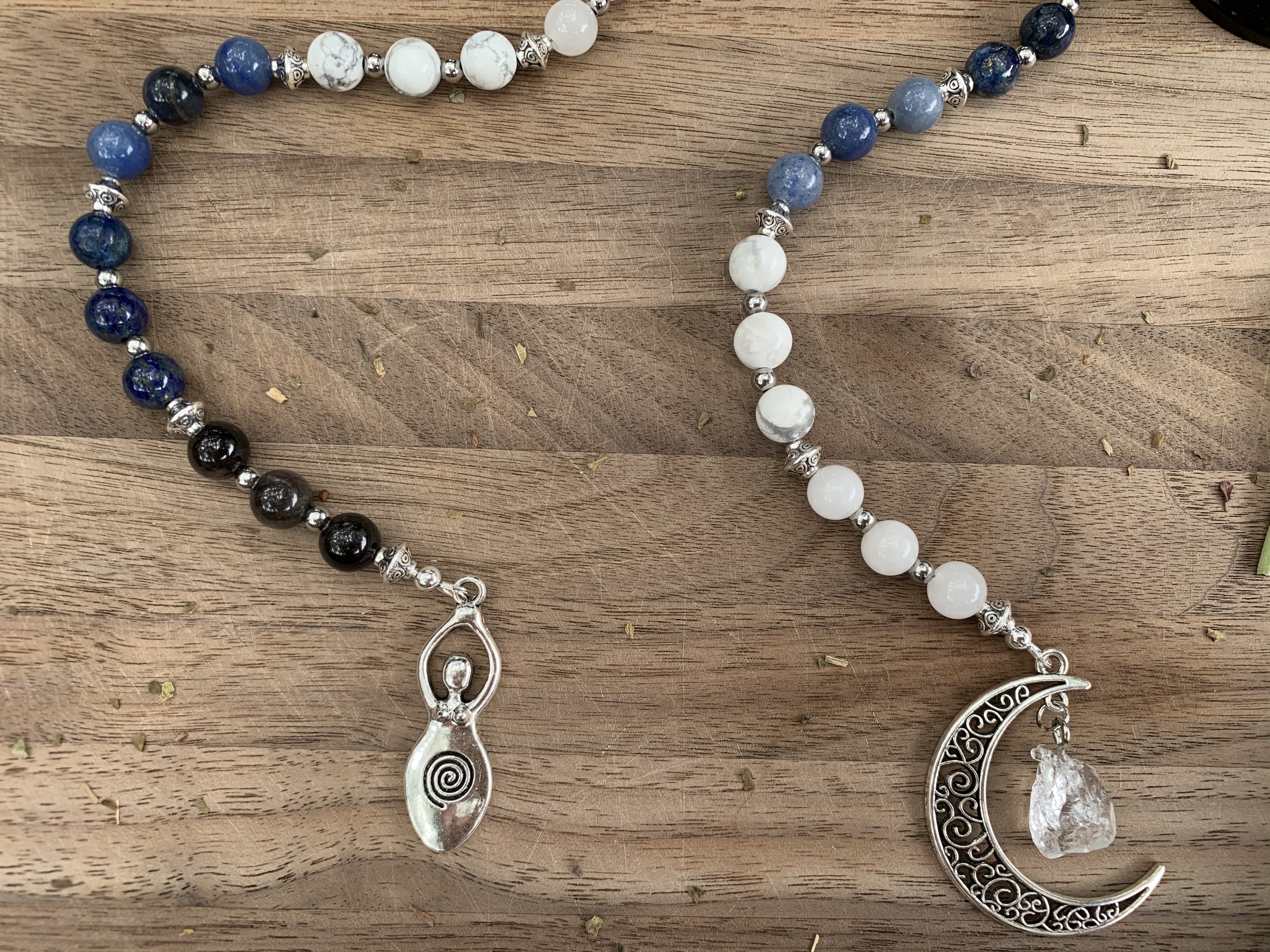 Moon Goddess Selene Prayer Beads