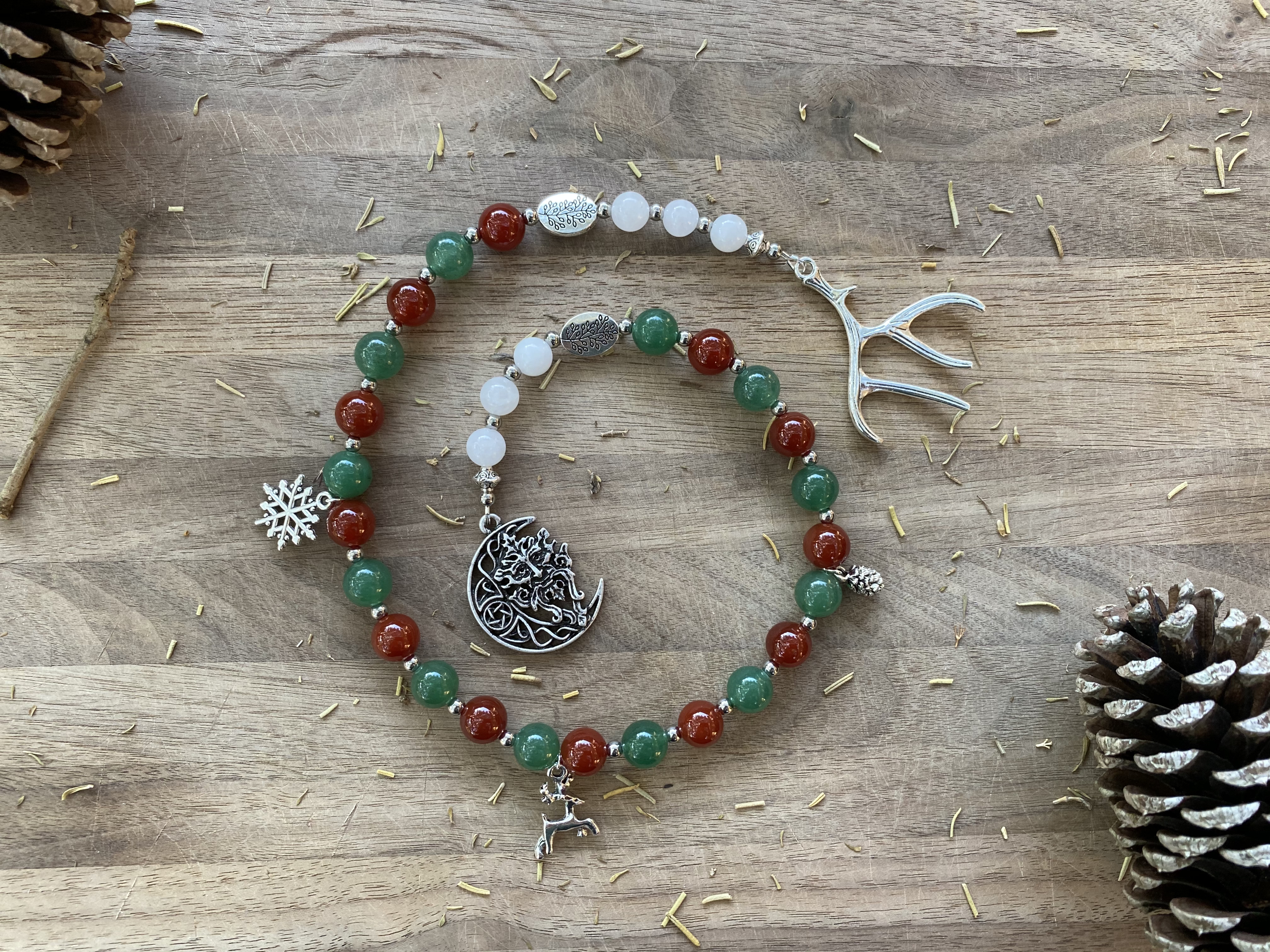 Yule Pagan Prayer Beads