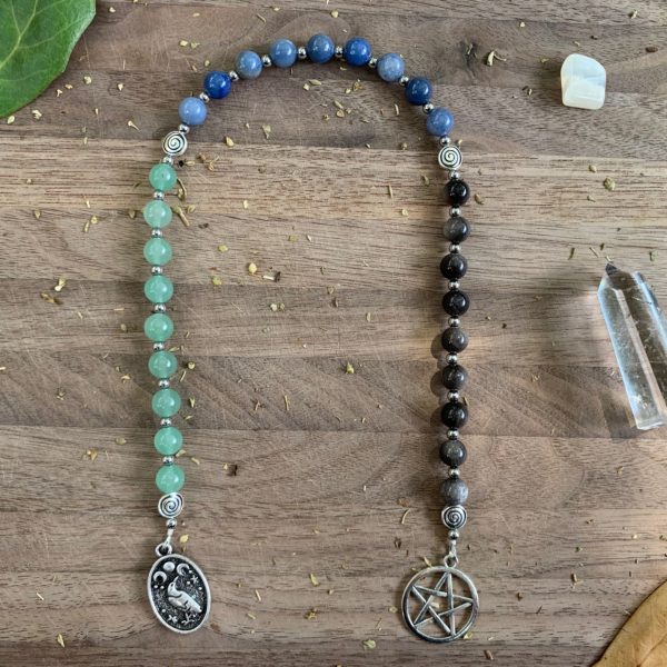 Wiccan Triple Goddess Prayer Beads