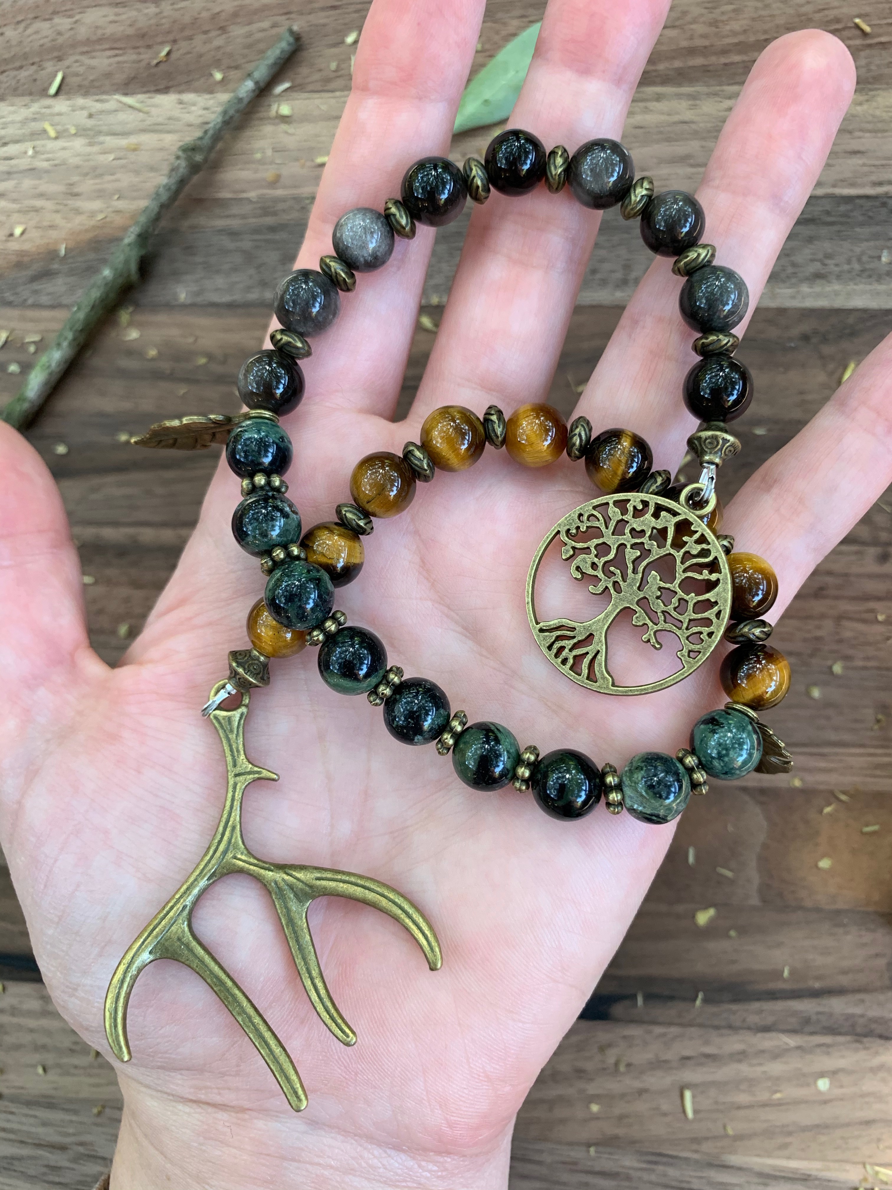 Horned God Prayer Beads